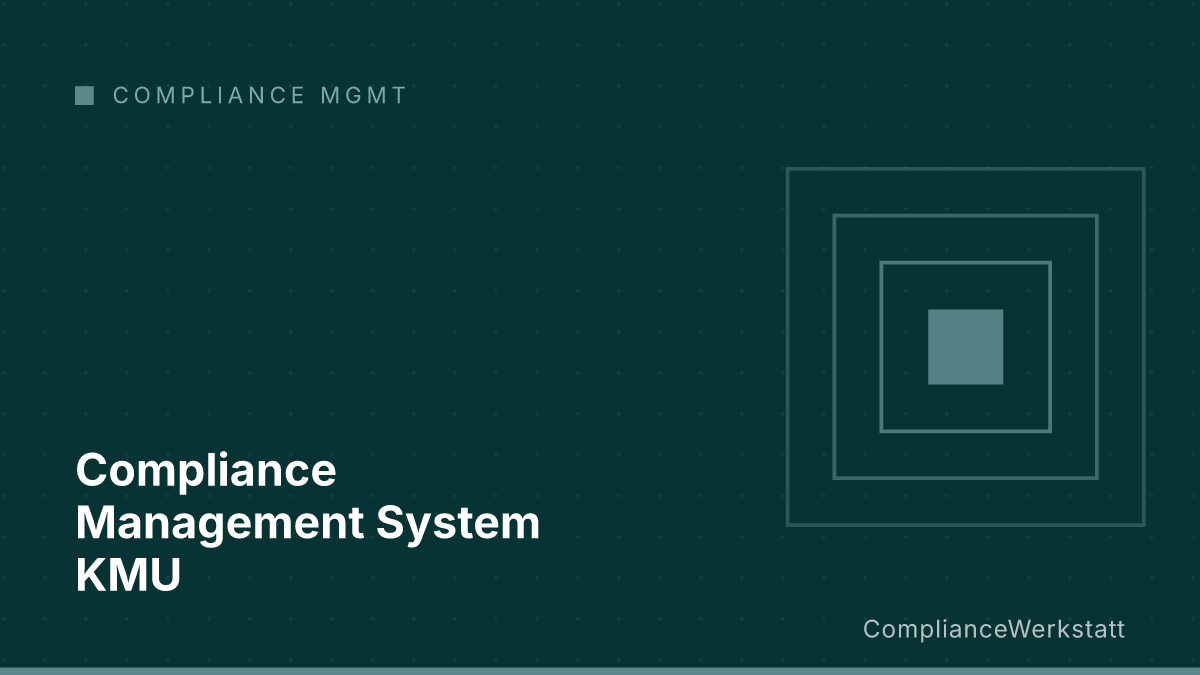 Compliance Management System KMU