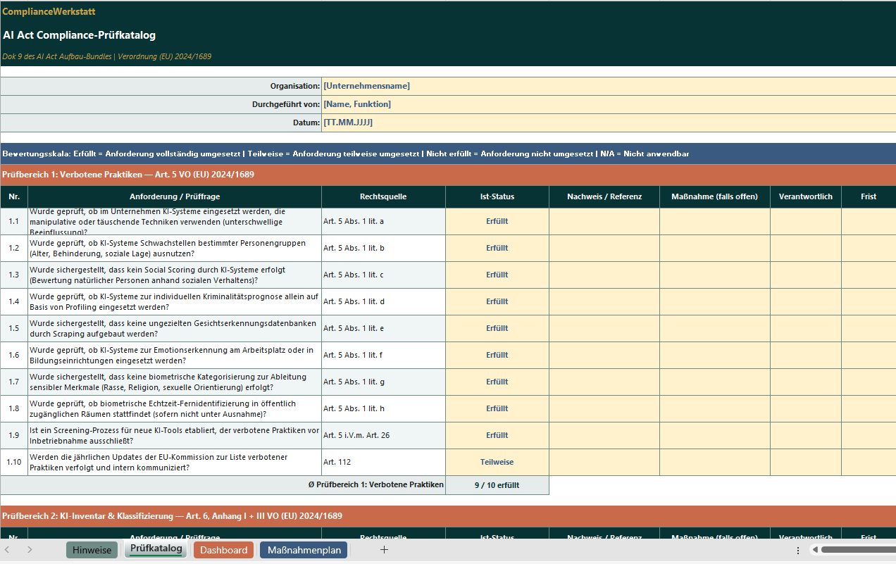 EU AI Act Compliance-Prüfkatalog – Thumbnail 3
