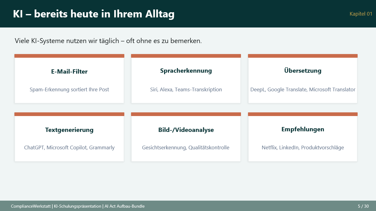 EU AI Act: Awareness Schulungspräsentation – Thumbnail 4