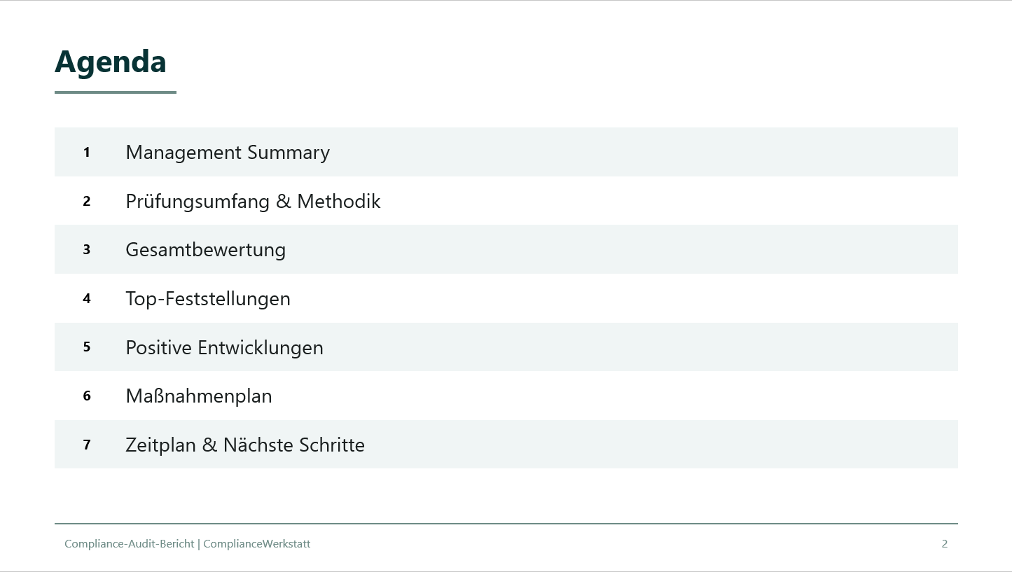 Compliance-Audit Bericht – Thumbnail 3