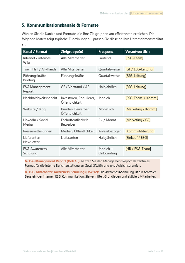 ESG-Kommunikationsplan – Thumbnail 5