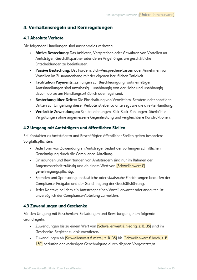 Anti-Korruptions-Richtlinie – Thumbnail 4