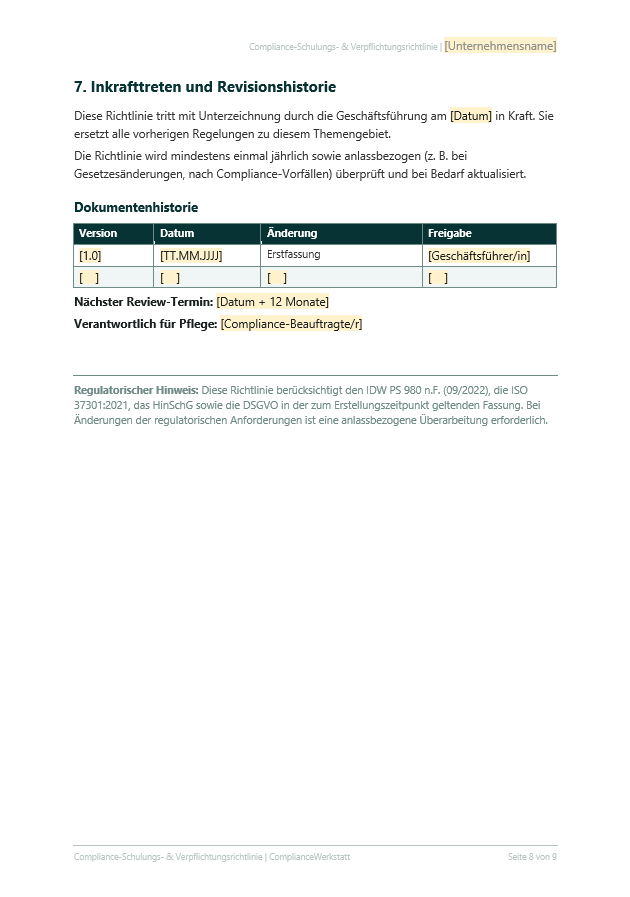 Schulungsverpflichtung Richtlinie – Thumbnail 5